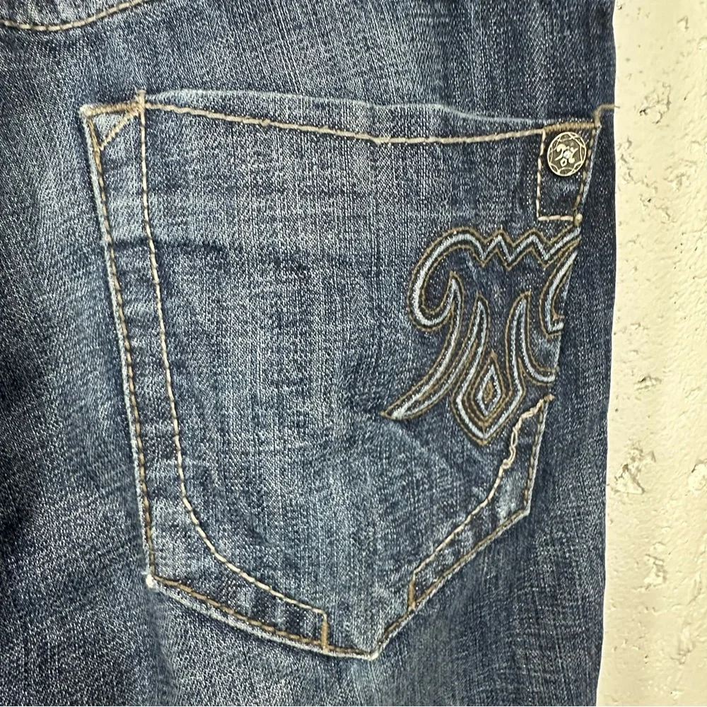 MEK Y2K Men’s size 31 x 29.5” Washington Slim Straight Distressed Jeans